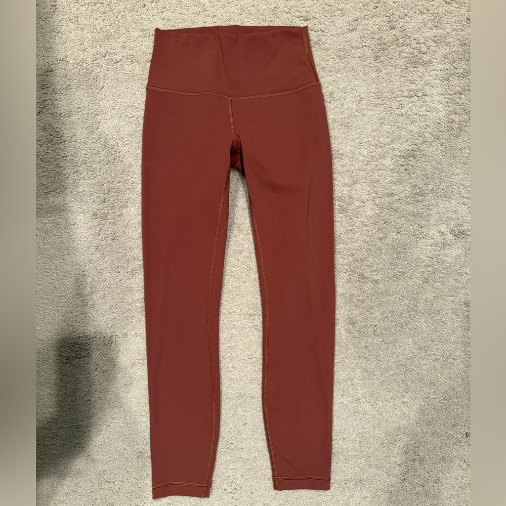 Lululemon Athletica Clay colored Leggings. Wunder Train